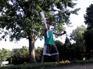 Beginner Color Guard Rifle Routine (Tutorial)