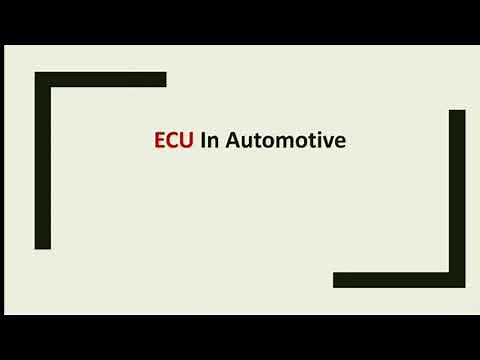 ECU in Cars | ECU in Automotive | Electronic Control Unit | Engine Control Unit | Embedded World