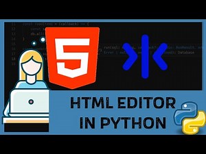 Build Your Own HTML Editor with Python in Minutes! 🚀 | Easy Coding Tutorial