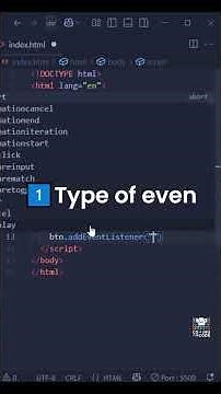 Javascript addEventListener Explained SIMPLY with an example!📞🔊 #events #coding #devshorts