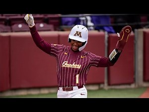 Highlights: Gopher Softball Defeats Wisconsin in Final Game of Border Battle