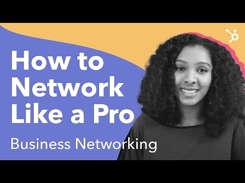 How to Network Like a Pro. (Business Networking )