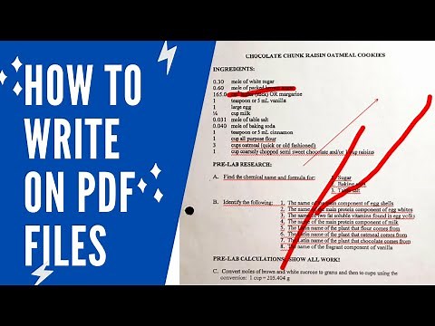 How to Write on PDF Files | MAKE EASY
