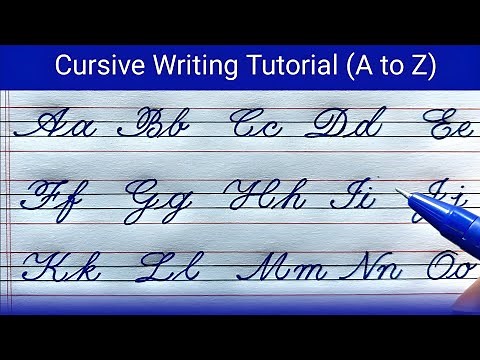 How to Write Cursive Letters | Easy Cursive Handwriting Tutorial"