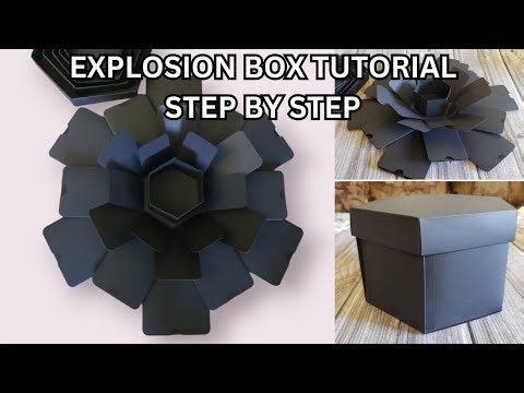 Explosion Box Tutorial Crafting Exploding box Step-by-Step Guide Assembling Your Own Explosion Box
