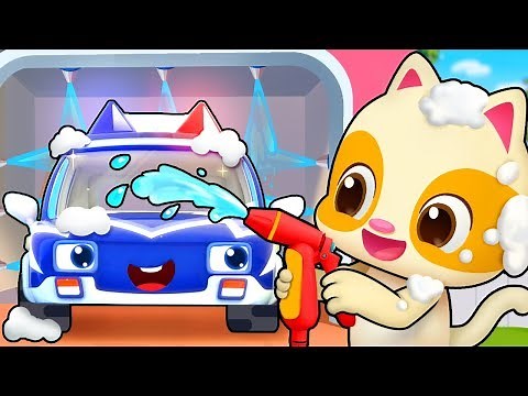 Car Wash Song 2 | Police Car, Fire Truck | Monster Truck | Nursery Rhymes | Kids Songs | BabyBus