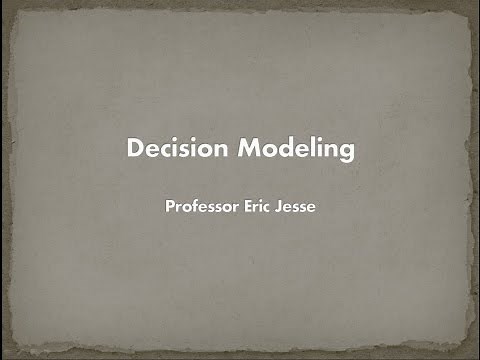 Decision Modeling