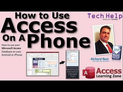 How can I use my Microsoft Access Database on my Phone or Tablet? Android or iPhone/iPad
