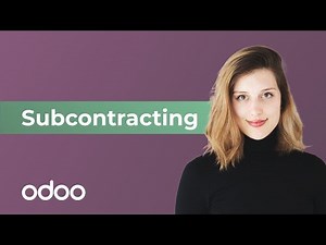 Subcontracting | Odoo MRP