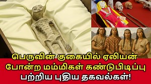🤯Peru Alien Mummies! பெருவின் குகையில் ஏலியன் போன்ற மம்மிகள் கண்டுபிடிப்பு? #peru #alienmummies #Nazca #mummy #facts #archaeology #sciencefacts #viralreels #fbviral #Mystery Peru Alien Mummies! 🚨 Breaking Mystery from Peru! Strange alien-like mummies have been discovered once again, and scientists are shocked by the new evidence. These mummies don’t look like normal humans – they have unusual skulls, long fingers, and mysterious body structures that raise questions about our history. 🛸 | Tami