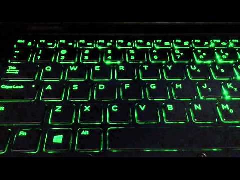 Dell 5404 Changing Keyboard Backlight Color