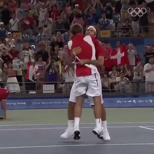 Olympics game Wonderful Roger Stan and Swiss moments 👏🏻🎉🥇🇨🇭 by Olympics in Twitter : He's won everything in tennis but just look what Olympic gold meant to @rogerfederer! 🤩 | Roger Federer, Fans from all over the world