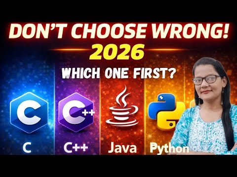 C vs C++ vs Java vs Python – What Should YOU Learn in 2026?| MUST WATCH| ZEENAT HASAN ACADEMY