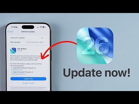 How to Update to iOS 26 NOW (Official and FREE)!