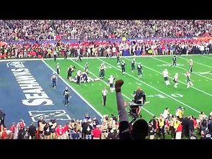 Super Bowl 49 THE INTERCEPTION Malcolm Butler Russell Wilson Patriots 2014 Tom Brady Luck again