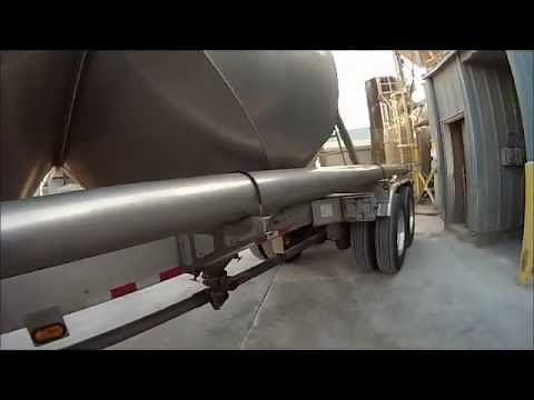 UNLOADING A CEMENT TANKER