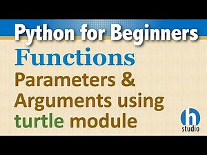 Python Function Parameters and Arguments using Turtle Module