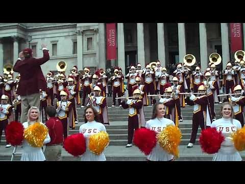 USC Trojan Marching Band William Tell Overture Trafalgar Square, London 2012