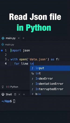 Reading Json File in Python #softlinks #python #softwareengineering