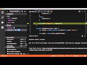 NativeScript for Visual Studio Code
