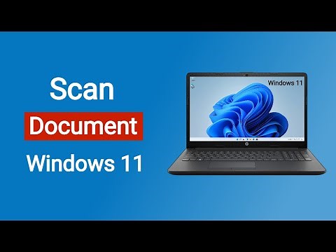 How to Scan a Document to Computer (Windows 11)