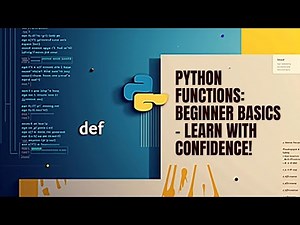 Python Basics – Functions Explained with Real Examples