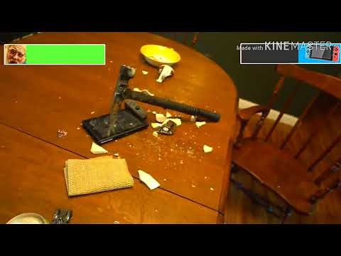 Angry Grandpa Destroys The Nintendo Switch With Healthbars