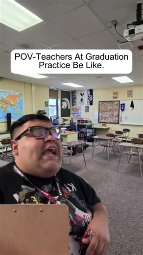 Teachers At Graduation Practice Be Like !! 🥹😂 Y’all Who Remembers The Graduation song ?#fyp #highschool #elementaryschool #graduation.