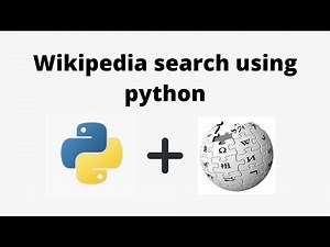 Wikipedia Search using Python