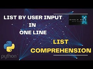 Python Basics 13 - How to create a LIST by taking USER INPUT in python #pythonforbeginners