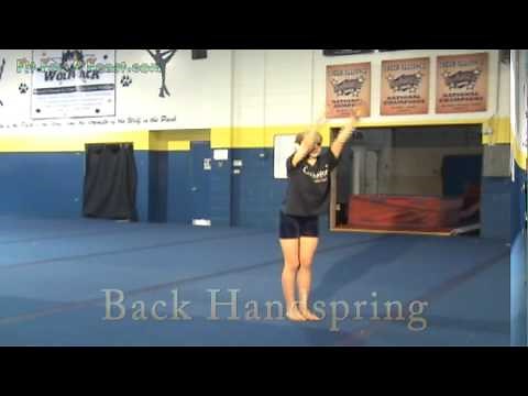 Video Guide to Cheerleading Tumbling Moves - Tumbling for dance - Tumbling for gymnastics