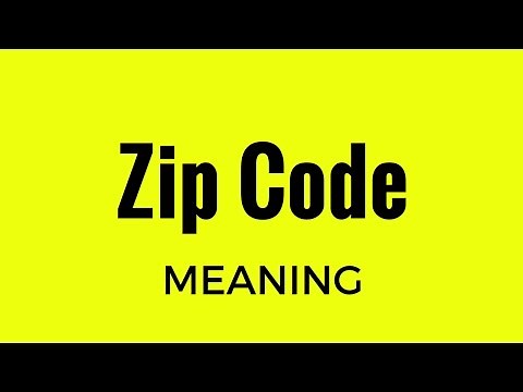 Zip code Meaning