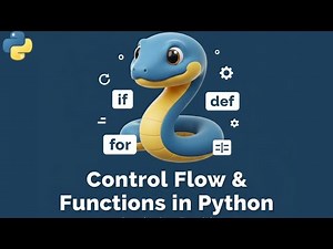 #7. Python Control Statements, Loops & Functions | Step-by-Step Tutorial