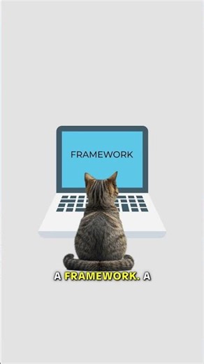 Libraries vs Frameworks, explained by cats. #cat #code #library #framework #notai