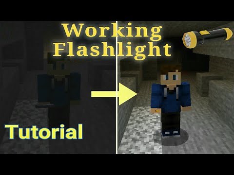 Minecraft Working Flashlight [Easy Tutorial]