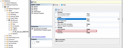 SQL Server Index Fill factor with a Performance Benchmark