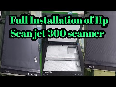 How To install Hp Scan jet 300 in Win 10 || Full Installation Tutorial ||