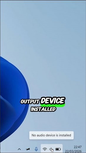 Fix No Audio Output Device Installed on Windows 11 (Easy Fix 🔊)