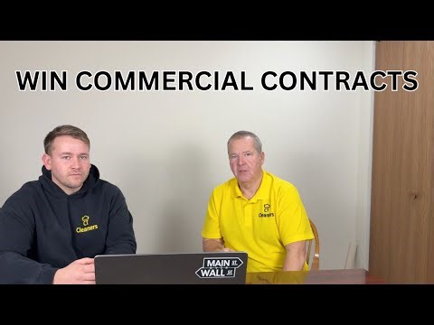 How to Land Commercial Cleaning Contracts(Especially When You’re Just Starting)