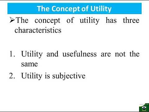 Consumer Choice theory Part 1: Concept of Utility