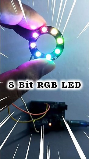 Smooth Rainbow LED Effect with Arduino 🌈 | Mesmerizing RGB Light Show!