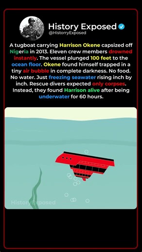 When a Cook Survived 60 Hours in a Sunken Ship 🚢💀