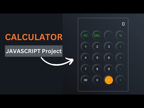 How to make a Calculator using HTML CSS JavaScript