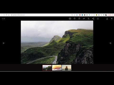 Vue.js LightGallery.js Example to Create Responsive Lightbox Image Gallery With Editor in Browser