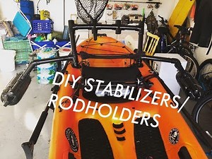 DIY Kayak Stabilizers & Rodholders
