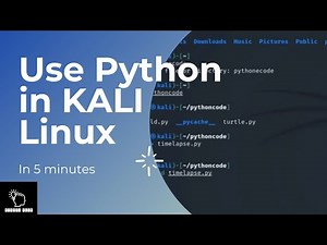 How to use Python in KALI Linux 2021.1 || Scripting || in 5 mins