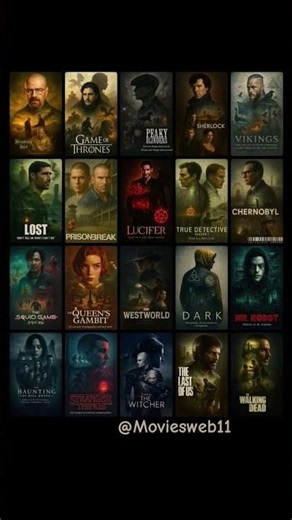 🎭 Top 20 Highest Rated TV Series Ever Made ⭐ #webseries #hollywoodmovies #moviesweb11 #viralmovies