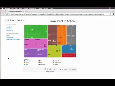 JavaScript API: Embedding and Interactions