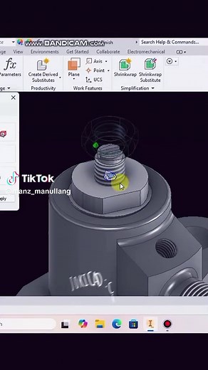 Fuel Injector Nozzle Assembly in Autodesk Inventor