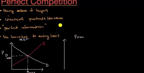 Introduction to perfect competition
